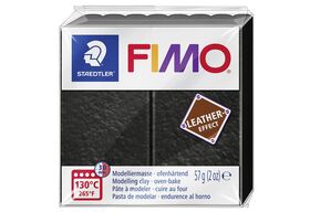 STAEDTLER Fimo Leder effect schwarz