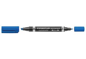 STAEDTLER Zweispitzmarker Lumocolor blau