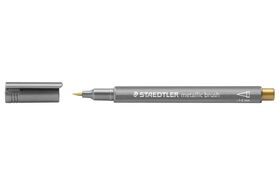 STAEDTLER Marker metallic brush gold