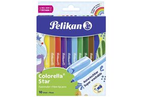 PELIKAN Fasermaler 'Colorella Star C 302' 10er Pack 10 Filzmaler