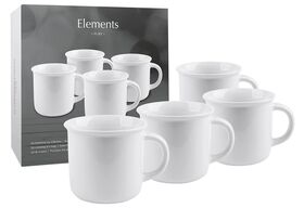 WÄCHTERSBACH Kaffeebecher 'Elements Pure' 4er Pack