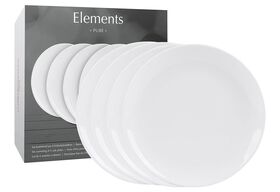 WÄCHTERSBACH Frühstücksteller 'Elements pure' 4er Pack