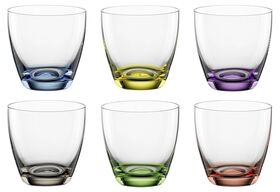 BOHEMIA CRISTAL Whiskybecher 'Viva Colori' 6er Set