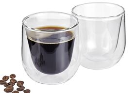 cilio tisch-accessoires Kaffee-Glas 'Verona' 2er Set