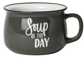 GUSTA Suppentasse Soup of the day 500ml grau