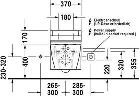 Duravit Wand-WC STARCK 2 tief, 375x620mm weiß