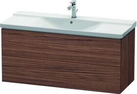 Duravit Waschtischunterbau L-CUBE 1220x481x555mm nussbaum dunkel