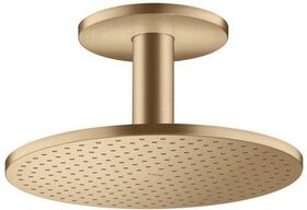 Kopfbrause 300 2jet AXOR Deckenmontage brushed bronze