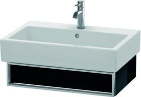 Duravit Waschtischunterbau VERO 431x650x155mm schwarz hochglanz