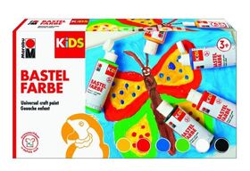 Marabu KiDS Bastelfarbe 6er Set 6x80 ml