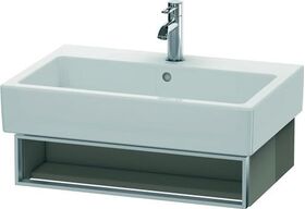 Duravit Waschtischunterbau VERO 431x650x155mm flannel grey hochglanz