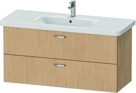 Duravit Waschtischunterbau XBASE 2 Schubkästen 560x1130x448mm eiche natur