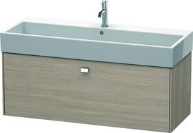 Duravit Waschtischunterbau BRIOSO Griff chrom 442x1184x459mm pine silver