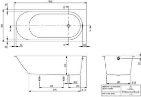 V&B Whirlpoolsystem OBERON 2.0 Hydropool Entry Tech. Pos 1 we