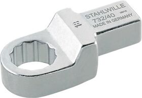 Ringeinsteckwerkzeug 732/40 22 SW 22mm 14x18mm CR-A-STA STAHLWILLE