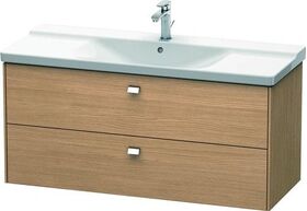 Duravit Waschtischunterbau BRIOSO Griffe chr 561x1220x479mm europ. eiche