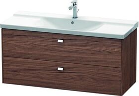 Duravit Waschtischunterbau BRIOSO Griffe chr 561x1220x479mm NB dunkel