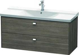 Duravit Waschtischunterbau BRIOSO Griffe chrom 561x1220x479mm pine terra