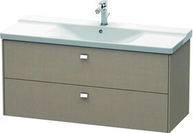 Duravit Waschtischunterbau BRIOSO Griffe chrom 561x1220x479mm leinen