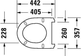 WC-Sitz Duravit No.1 mit Absenkautomatik weiß