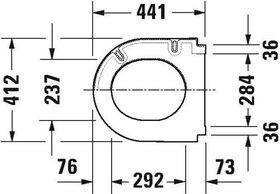 Duravit WC-Sitz STARCK 3 ohne Absenkautomatik weiß