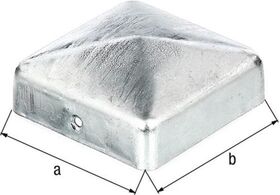 Pfostenkappe 70x70mm eck.flache Form TZN GAH - VPE: 10