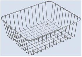V&B Drahtkorb für Spülstein DoppelBe Edelstahl