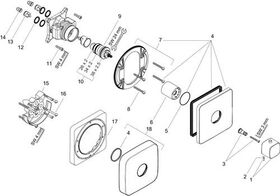 Thermostat AXOR URQUIOLA Unterputz 59 l/min Highflow chrom