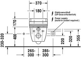 Duravit Wand-WC DARLING NEW tief, 370x620mm weiß WG