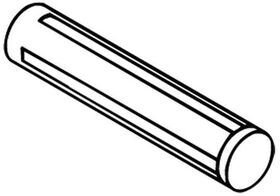 Hewi Glasplattenhalter SERIE 477 132mm signalweiß