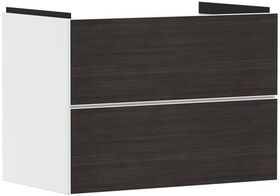 HG Waschtischunterschrank Xevolos E 780x555x475mm Ko mweiß Fr eiche deunkel