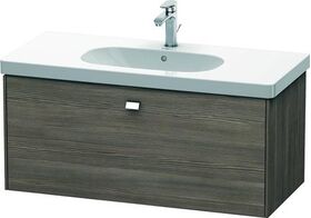 Duravit Waschtischunterbau BRIOSO Griff chrom 452x1020x469mm pine terra