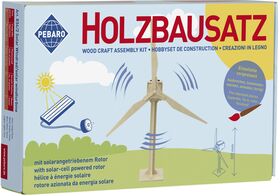 SOLAR Holzbausatz Windrad