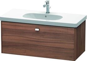 Duravit Waschtischunterbau BRIOSO Gri chrom 452x1020x469mm nussbaum natur