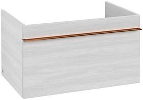 V&B Waschtischunterschrank VENTICELLO 753x420x502mm Griff Copper White Wood