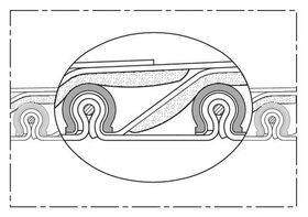 Gebläseschl.CP HiTex 486 ID 150-152mm AD 168mm 9mm L.3m Rl.NORRES - VPE: 3