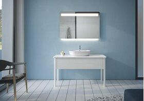 Duravit Aufsatzbecken LUV o ÜL m HLB 600x400mm 1 Hahnloch weiß