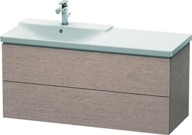 Duravit Waschtischunterbau L-CUBE 1220x481x555mm eiche kaschmir