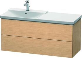 Duravit Waschtischunterbau L-CUBE 1220x481x555mm eiche gebürstet