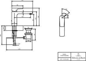 V&B Einhand-Waschtischbatterie LIBERTY rund 43x178x149mm chrom