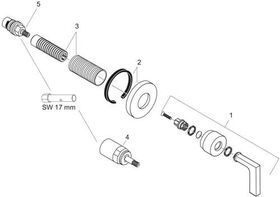 Abstellventil AXOR CITTERIO DN 15/DN 20 UP mit Hebelgriff chrom