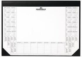 DURABLE Schreibunterlage 729101 59x42cm PVC mit Kalender schwarz