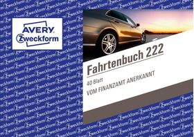 AVERY ZWECKFORM Fahrtenbuch 40 Blatt A6, 222