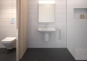 Duravit Spiegel DURASTYLE m Be Kan. Spiegelgrundplatte we alu 800x