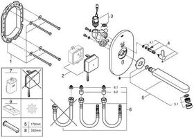 Grohe Infrarot-Elektronik EUROSMART CE m Mischung Trafo chr