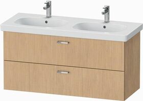 Duravit Waschtischunterbau XBASE 2 Schubkästen 560x1150x458mm eiche natur