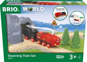 BRIO Batterie-Dampflok Set