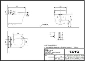 TOTO RG Washlet Dusch-WC LITE für Wand-WC RG CW553EY we