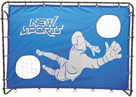 NSP Fußballtor mit Torwand 213x152x76cm