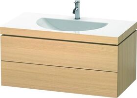 Duravit Möbelwaschtisch DARLING NEW 1000x540mm o ÜL 1 HL mediterrane eiche